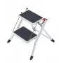 HAILO Sulankstomas laiptelis MK60 StandardLine Plieninis 2 Pakopų Baltas