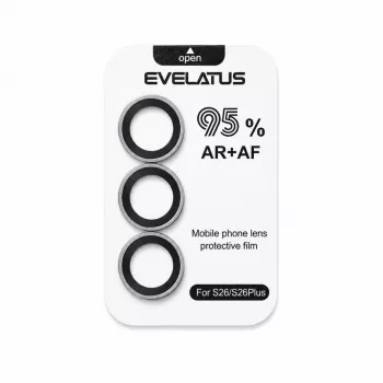 Evelatus Samsung Galaxy S26 fotoaparato objektyvo apsauga Armor Clear - 9H grūdintas stiklas, itin plonas, atsparus pirštų atspaudams, be burbuliukų
