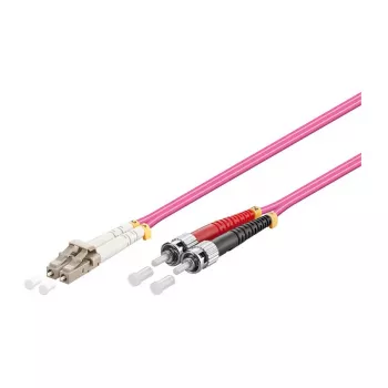 GoodConnections ST daugiamodis OM2 dvigubas optinis pataisos kabelis, 5m, LSZH, oranžinis