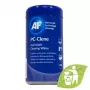 AF APCC100 ECO PC-Clene universalūs valymo servetėlės darbo vietoms, 100 servetėlių, prieš elektrostatinės, be alkoholio, nepaliekančios pūkų