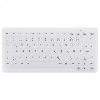 CONTOUR DESIGN Active Key MedicalKey AK-C4110 belaidė klaviatūra, QWERTZ DE, balta, IP68 dezinfekuojama, įkraunama