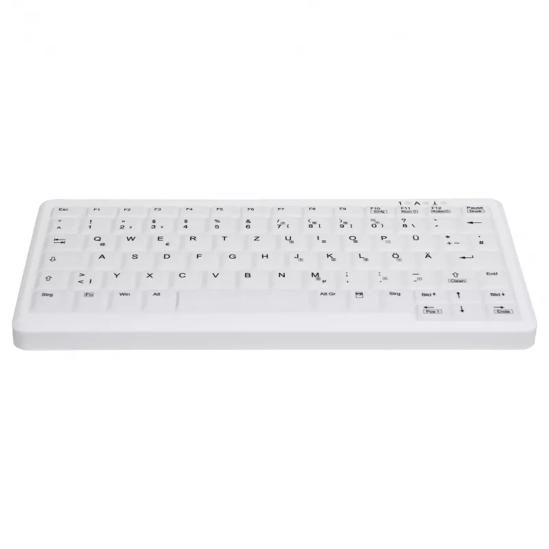 CONTOUR DESIGN Active Key MedicalKey AK-C4110 belaidė klaviatūra, QWERTZ DE, balta, IP68 dezinfekuojama, įkraunama