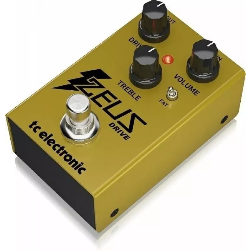 TC Electronic Zeus Drive Overdrive pedalas - Analoginė Klon Centaur įkvėpta grandinė, True Bypass, Kompaktiškas die-cast metalo korpusas, 9V DC