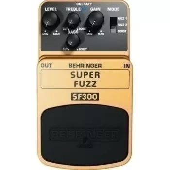 Behringer SF300 Super Fuzz pedalas su 3 režimais elektrinei gitara