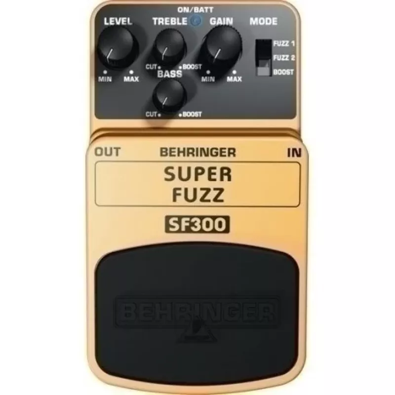 Behringer SF300 Super Fuzz pedalas su 3 režimais elektrinei gitara
