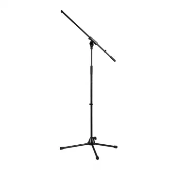 CAYMON CST320/B trikojis mikrofonų stovas su 800 mm strėle, juodas