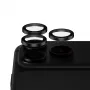 PanzerGlass PG Hoops keraminis fotoaparato lęšių apsauginis stiklas, skirtas iPhone 15 Pro / 15 Pro Max