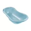 KEEEPER kūdikių vonelė 84cm Wiktoria Pure mėlyna – ergonomiška neslystanti vonelė su vandens išleidimo kamščiu, BPA-free PP, 25L