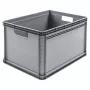 keeeper Robert 64L didelės apkrovos transportavimo dėžė, 60 kg apkrova, 600x400x320 mm, pilka
