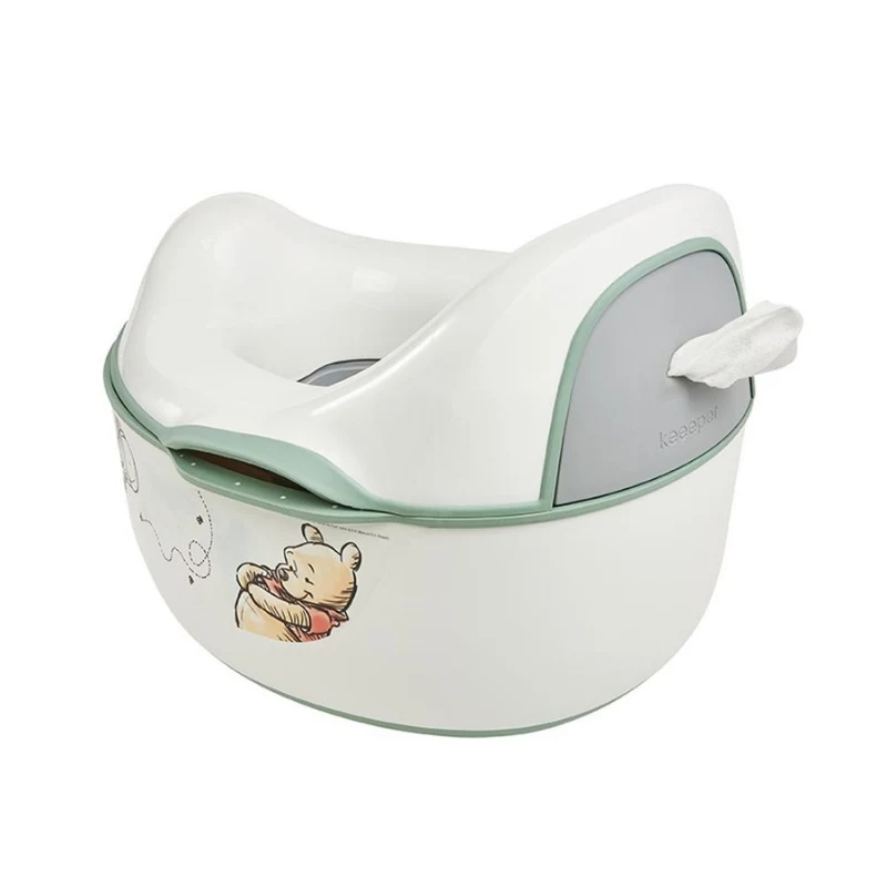 KEEEPER Kasimir Winnie the Pooh 4-in-1 daugiafunkcis puodukas-treniruoklis, baltas, 34,9 x 31,5 x 26,2 cm