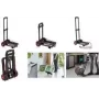keeeper Easy-Fold Transport Trolley Mick, 50 kg Load Capacity, 34 x 24.5 x 93.5 cm, Black