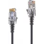 PureLink AVIT Media Series Slim Cat.6a S/FTP tinklo kabelis, 0,5 m, juodas