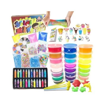 iLike Slime DIY rinkinys XL pilnas komplektas slime gamybai namuose, įvairiaspalvis