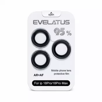 Evelatus Apple iPhone 18 Pro / 18 Pro Max fotoaparato lęšių apsauga Armor Black