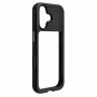 Evelatus Apple iPhone 17 LiveCase hibridinis dėklas su stovu PC+TPU juodas