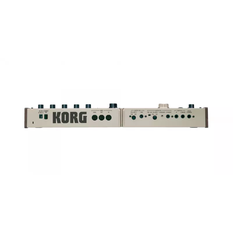 Korg microKORG analoginio modeliavimo sintezatorius su 37 mini klavišais ir vokoderiu, pilkas