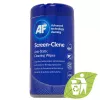 AF Screen-Clene TFT/LCD ekrano valymo šluostės, 100 vnt., ECO talpa