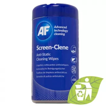 AF Screen-Clene TFT/LCD ekrano valymo šluostės, 100 vnt., ECO talpa