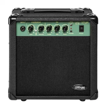 Stagg S10GA 10W 6,5 inch 2 kanalų gitaros kombo stiprintuvas su Overdrive - juodas