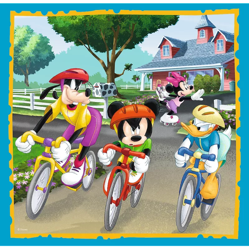 Trefl 3-in-1 Mickey Mouse and Friends dėlionės rinkinys - 20, 36, 50 dalių
