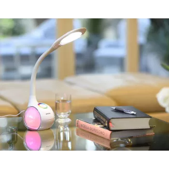 Activejet AJE-RAINBOW RGB stalinė LED lempa su RGB apšvietimo pagrindu