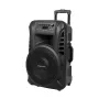 KRUGER & MATZ KM1712 40W aktyvi garso kolonėlė su 2 UHF belaidžiais mikrofonais, Bluetooth, USB, SD, FM radiju
