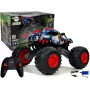LEAN TOYS 9023 Dinozauras Nuotolinio Valdymo Bekelės Automobilis su Dideliais Ratais 2.4G – 1:16 Mastelio 4WD Off-Road RC Automobilis, Žalias/Rudas