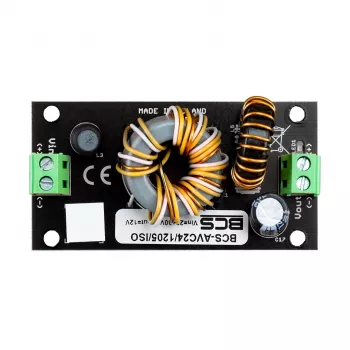 BCS-AVC24/1205/ISO 24V AC 5A 120W DIN bėgio tvirtinimo vaizdo stebėjimo maitinimo šaltinis