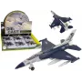 LEAN TOYS Lėktuvas su frikcine pavara, šviesomis ir garsais 1:72 Navy