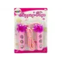 LEAN TOYS Šokdynė Princesės Rožinė Blizgučiai