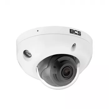 BCS 8MP lauko kupolinė IP kamera su AI analitika, 2,8mm fiksuotu objektyvu, 30m IR, IP67, IK10, PoE BCS-P-DMIP28FSR3L3-Ai2