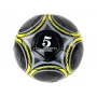 LEAN TOYS Juodas futbolo kamuolys 24 cm 5 dydis