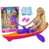 LEAN TOYS Lėlių aksesuarai Kajakas Oranžinis