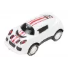 LEAN TOYS 2-in-1 lenktynių rinkinys RC plyšinių automobilių trasos rinkinys su 2 automobiliais, 3,6 m modulinė trasa, belaidžiai pultai, LED priekiniai žibintai, nuo 6 metų