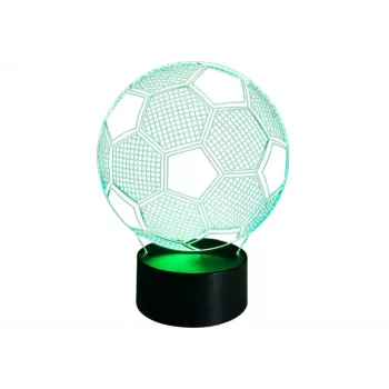 LEAN TOYS belaidė 3D LED mėnulio lempa su nuotolinio valdymo pulteliu ir jutikliu, 16 spalvų, reguliuojamo ryškumo, įkraunama, PLA, 150 mm