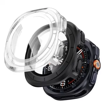 Tech-Protect Defense dėklas Samsung Galaxy Watch Ultra 2 2026 (47 mm) matinis juodas