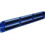 EMITERNET PANELIS 19, 48XRJ45 UTP CAT.5E (2U) MĖLYNAS DCN/PPFA652K488C5E