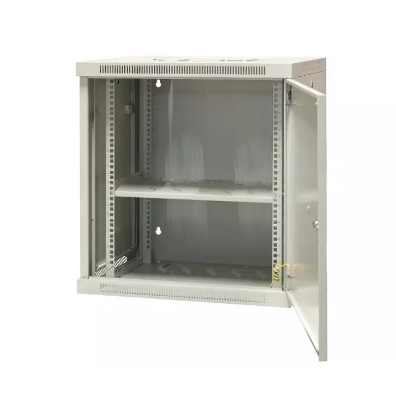 EMITER EM/AP6412-B 12U sieninis tinklo spintelė 19 inch 600x450x635mm juodas plienas