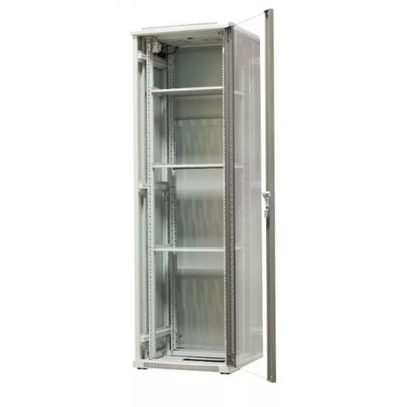 EMITER EM/SH05D-6642 EmiterNet Top 42U laisvai stovintis serverių spintos korpusas 600x600x1980mm juodas