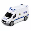 LEAN TOYS policijos nuovados garažas su 2 automobiliais, sraigtasparniu, racija, šviesomis ir garsais | 31588