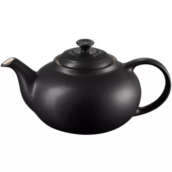 Le Creuset keramikinis arbatinukas 1,3 l juodas