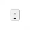 GRATEQ OLOS 65W GaN dviejų USB-C PD PPS sieninis įkroviklis