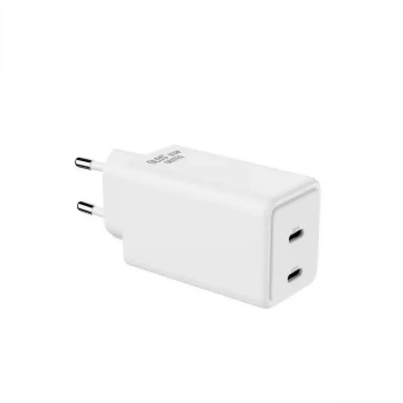 GRATEQ OLOS 65W GaN dviejų USB-C PD PPS sieninis įkroviklis