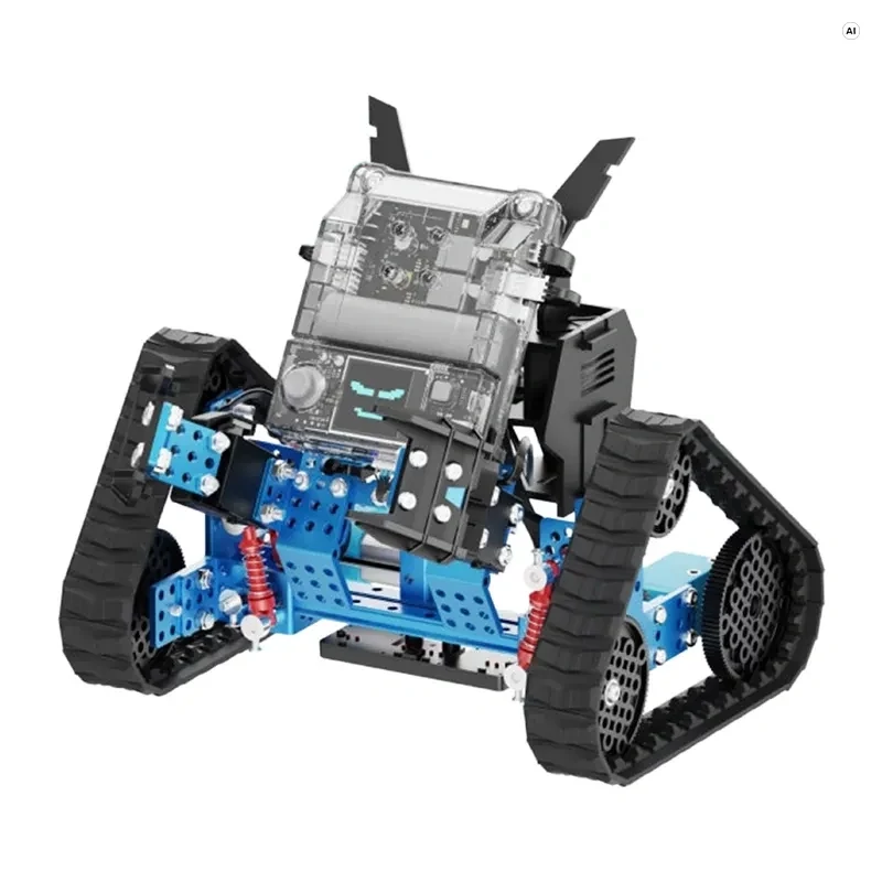 xTool mBot2 Rover robotų rinkinys | CyberPi ESP32-WROOM-32E | STEM programavimo robotas su jutikliais, Wi-Fi, Bluetooth 5.0, Python ir mBlock | Nuo 8 metų