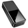 JOYROOM JR-QP193 30000 mAh 22,5W nešiojamas įkroviklis su skaitmeniniu ekranu, PD3.0/QC3.0, 3 išėjimai (2 USB-A + 1 USB-C), 2 įėjimai (USB-C + Micro USB), juodas