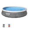 Bestway Fast Set 57376 Virš žemės baseinas Apvalus 7,340 L Pilkas