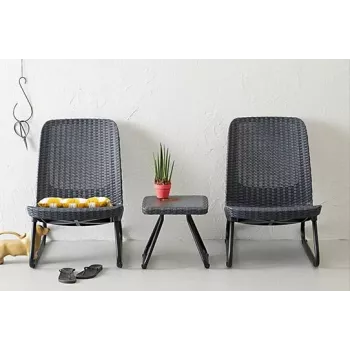 KETER sodo baldų komplektas Rio Patio Set pilkas