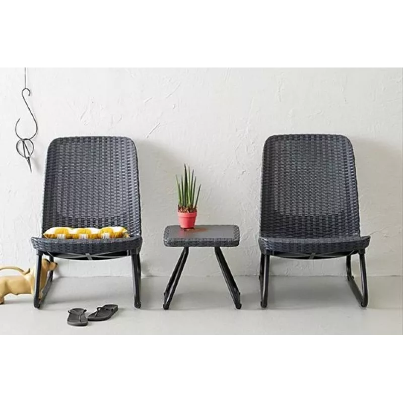 KETER sodo baldų komplektas Rio Patio Set pilkas