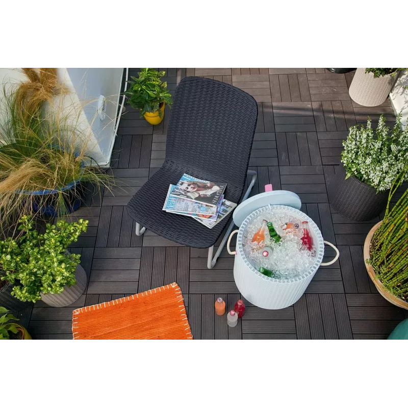 KETER sodo baldų komplektas Rio Patio Set pilkas