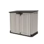 KETER SODŲ IR BALKONŲ DĖŽĖ MIDI PILKA-JUODA 132x71.5x113.5cm